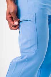 Kian Jogger Scrub Pants - Ceil Blue
