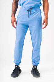 Kian Jogger Scrub Pants - Ceil Blue