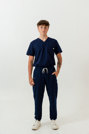 Kian Jogger Scrub Pants - Navy