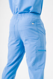 Kian Jogger Scrub Pants - Ceil Blue
