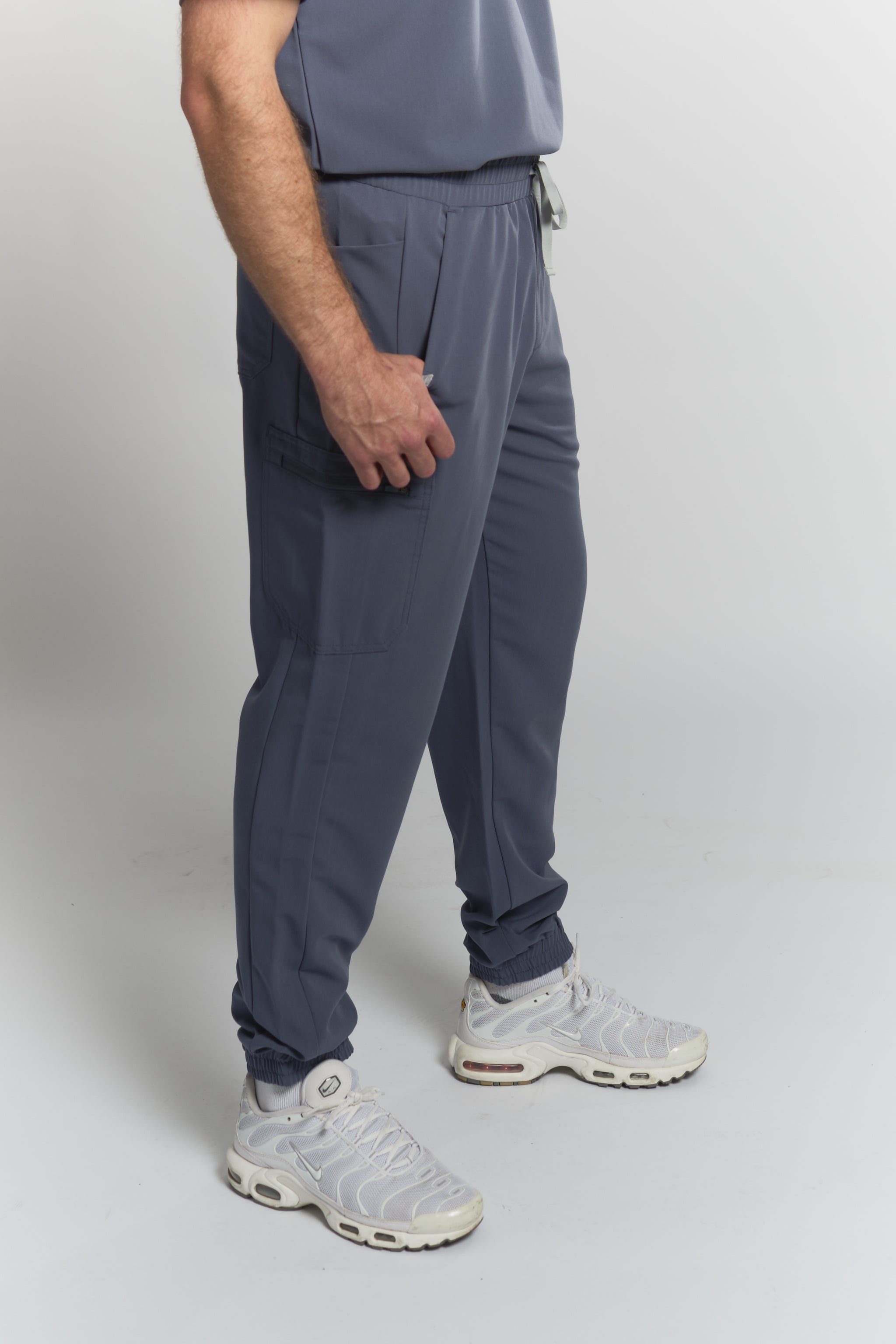 Kian Jogger Scrub Pants - Stormy Grey
