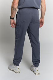 Kian Jogger Scrub Pants - Stormy Grey