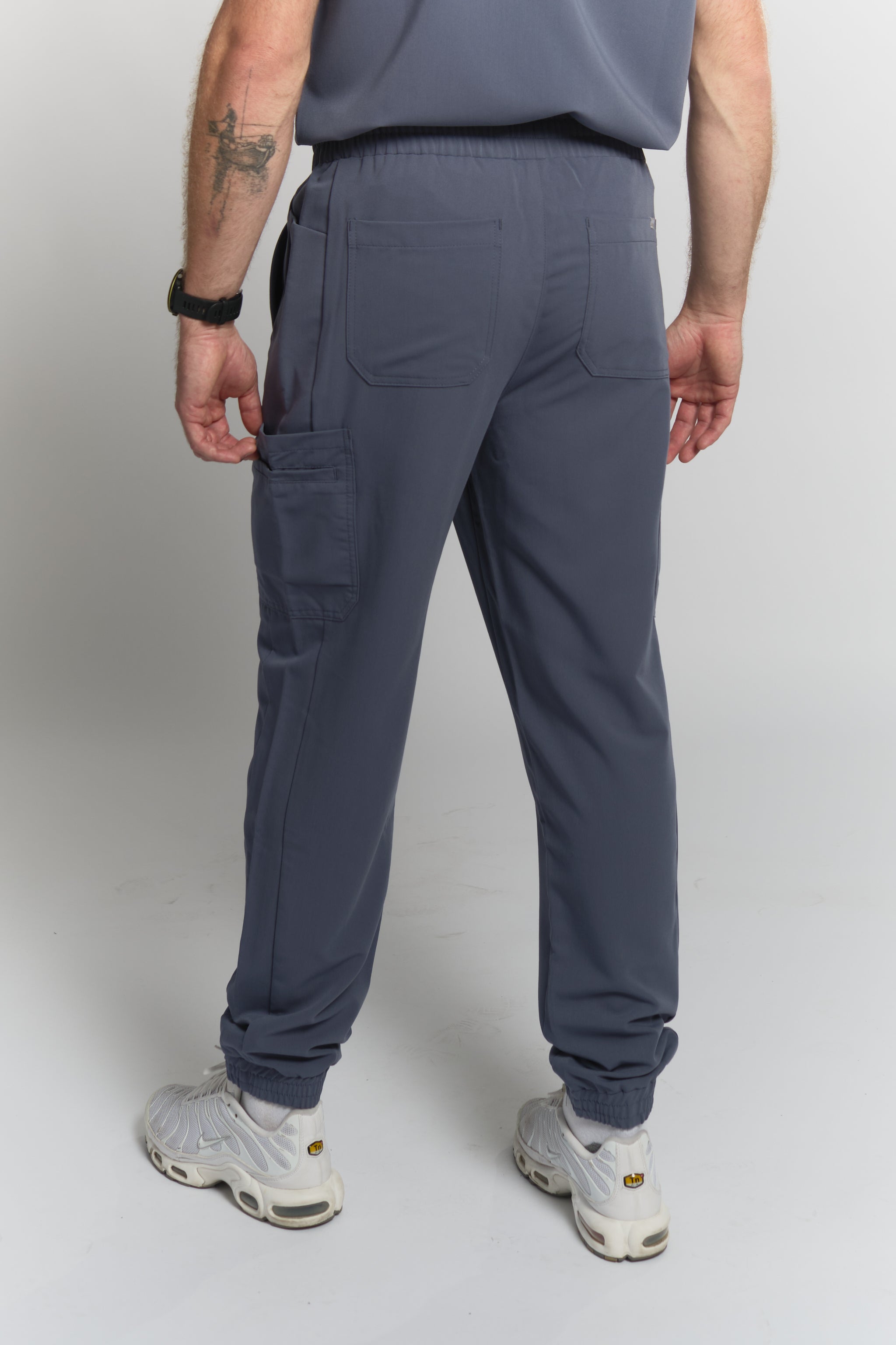 Kian Jogger Scrub Pants - Stormy Grey