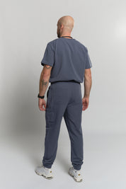 Kian Jogger Scrub Pants - Stormy Grey