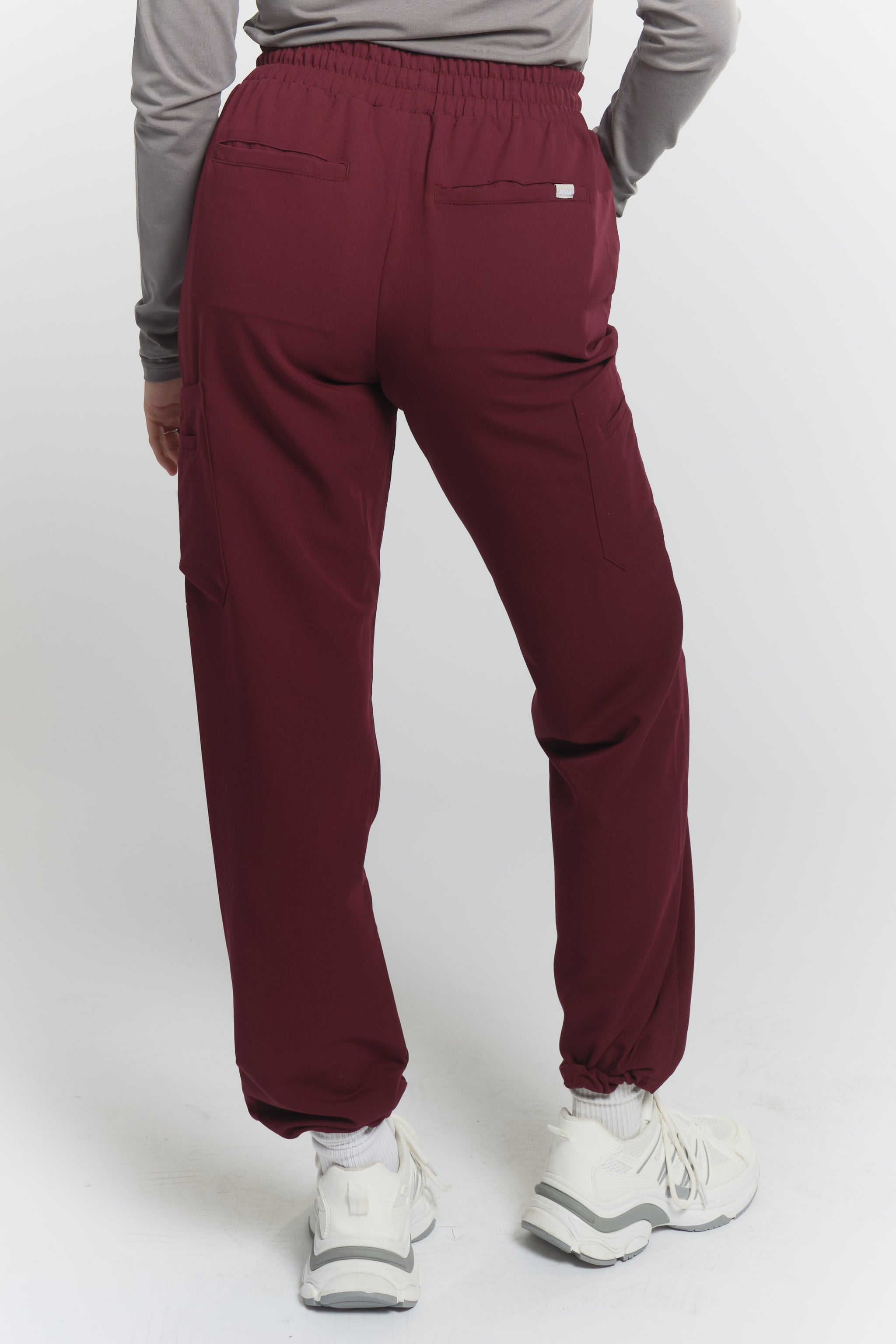 Pantalon de gommage coupe droite Lulu - Bourgogne