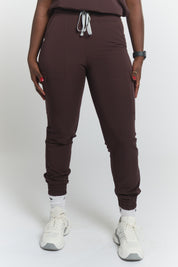 Pantalon d'uniforme médical jogger Lydia - Espresso