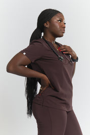 Haut d'uniforme Olivia - Espresso