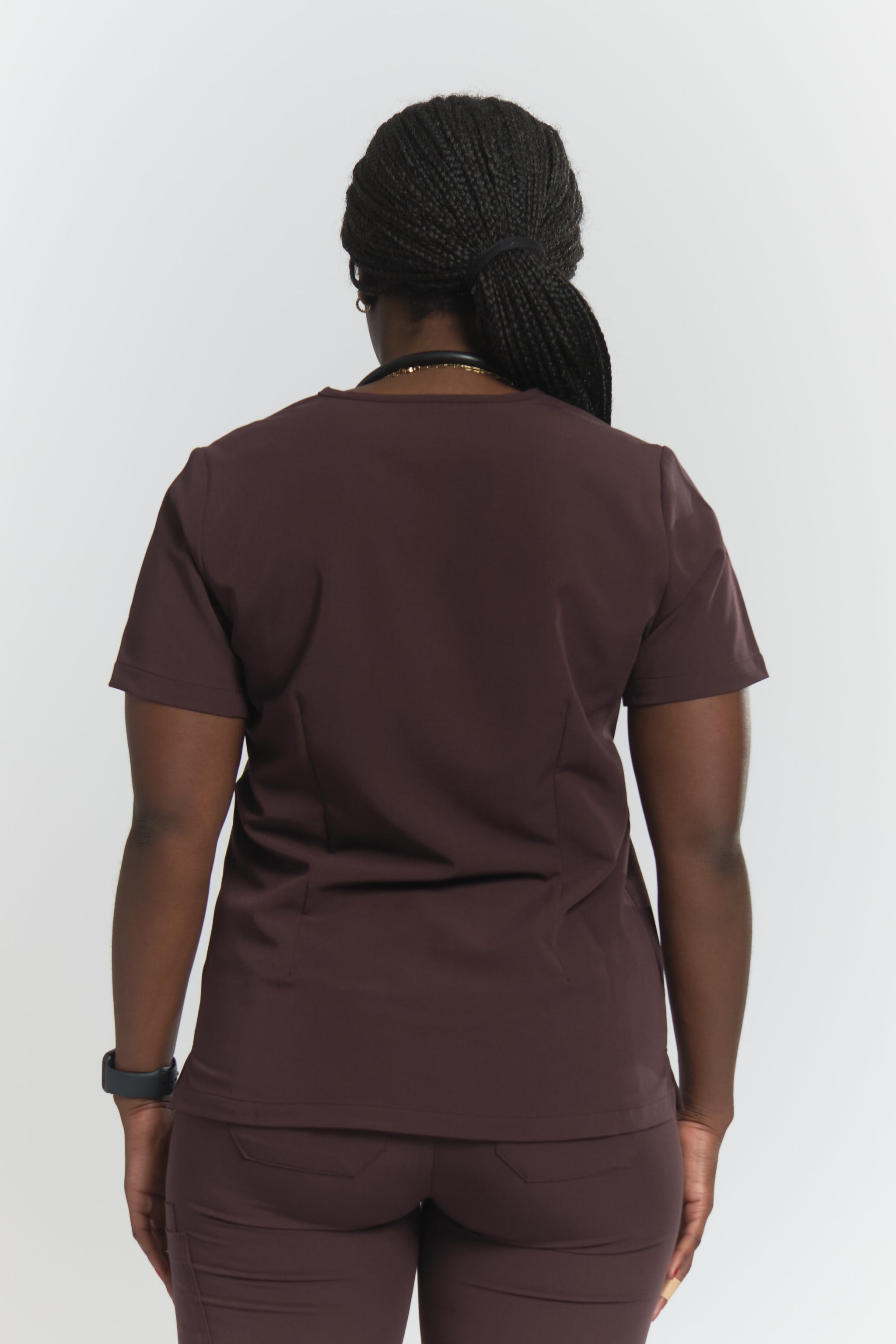 Haut d'uniforme Olivia - Espresso