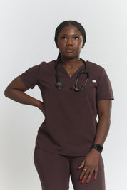 Haut d'uniforme Olivia - Espresso