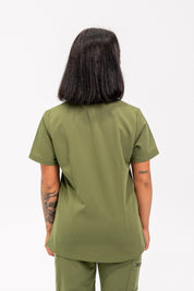 Haut médical Olivia – Vert mousse