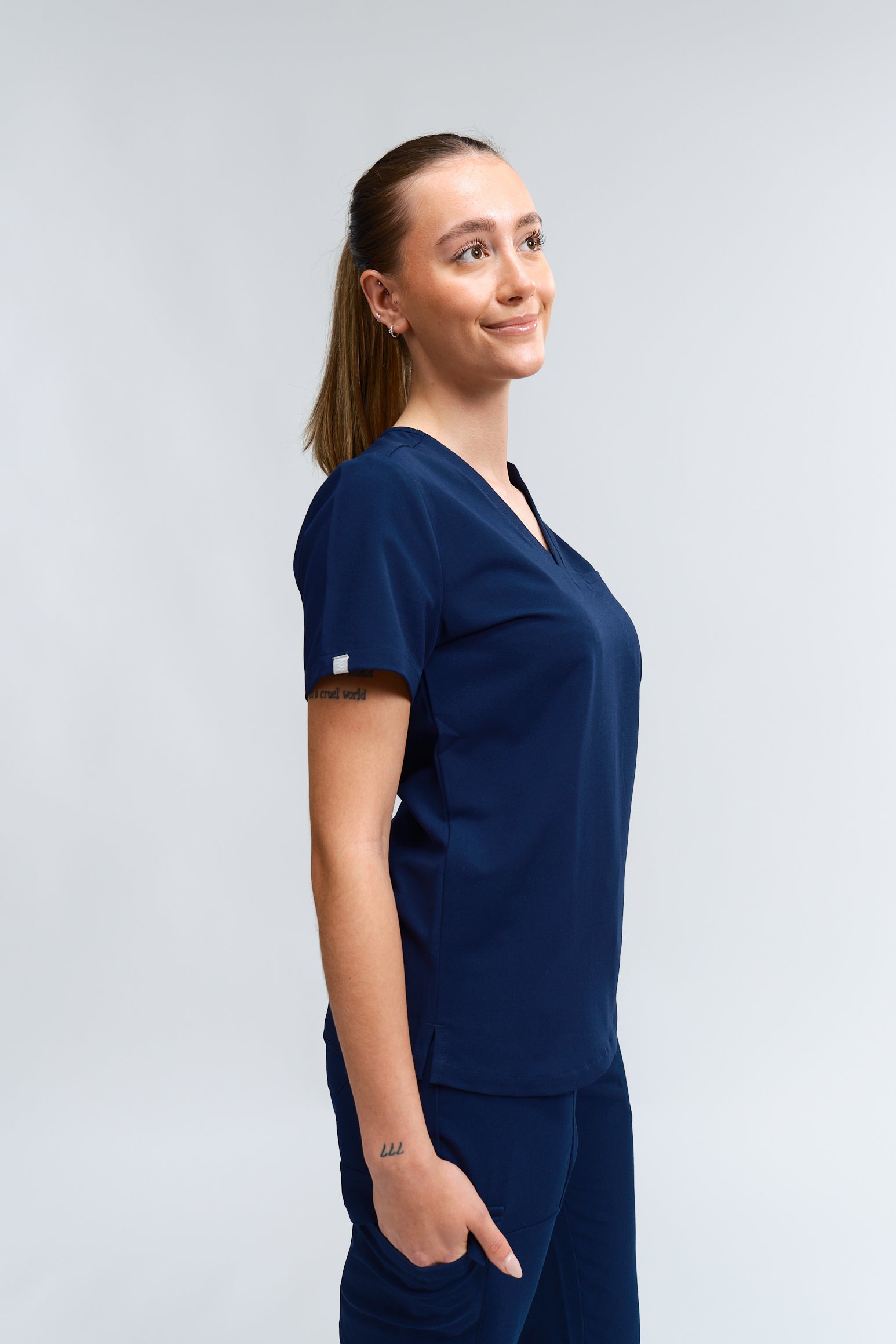 Tunique médicale Olivia - Marine
