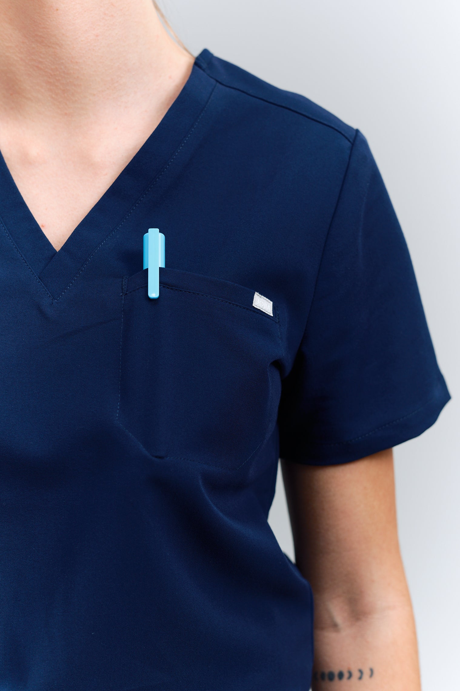 Tunique médicale Olivia - Marine