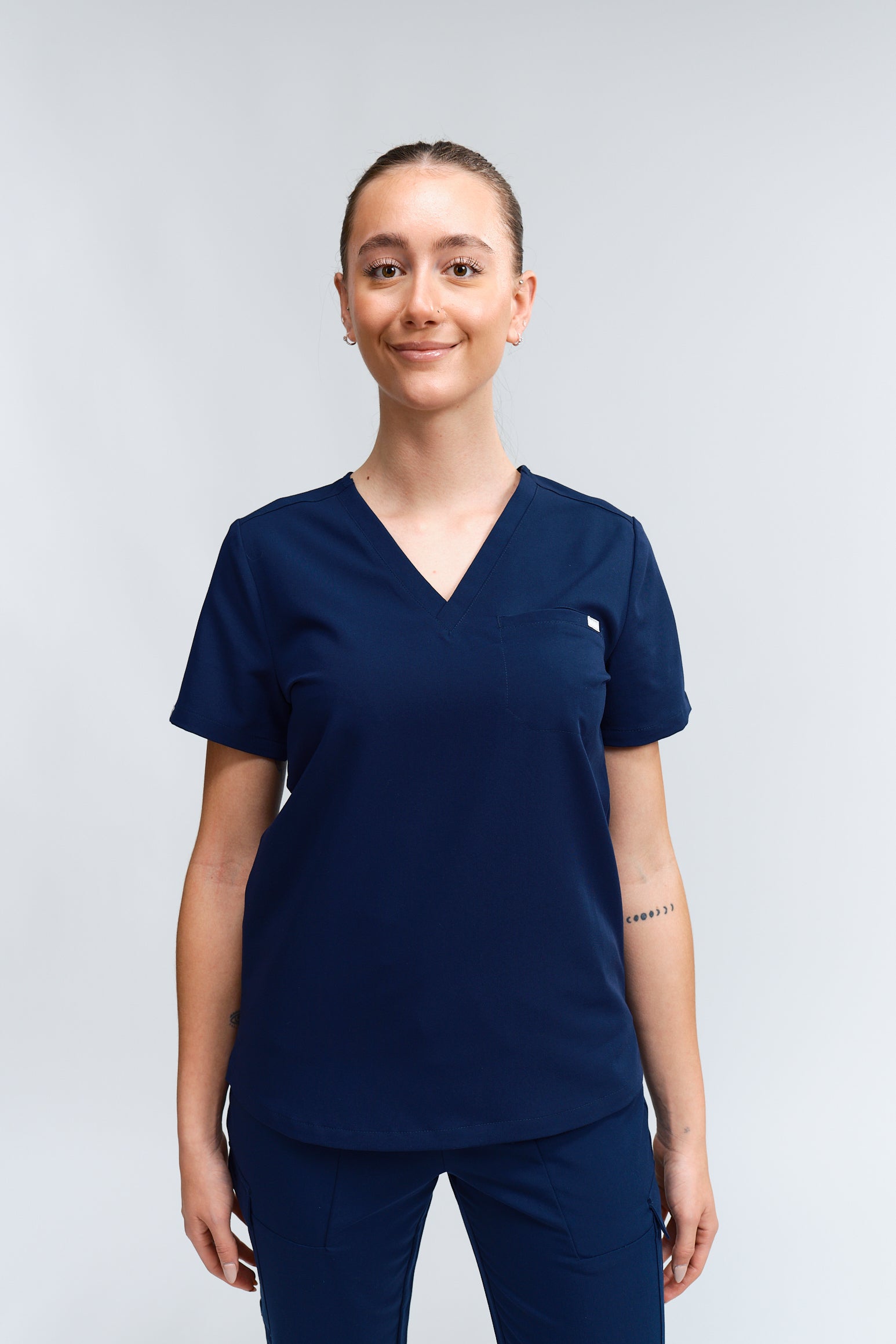 Tunique médicale Olivia - Marine