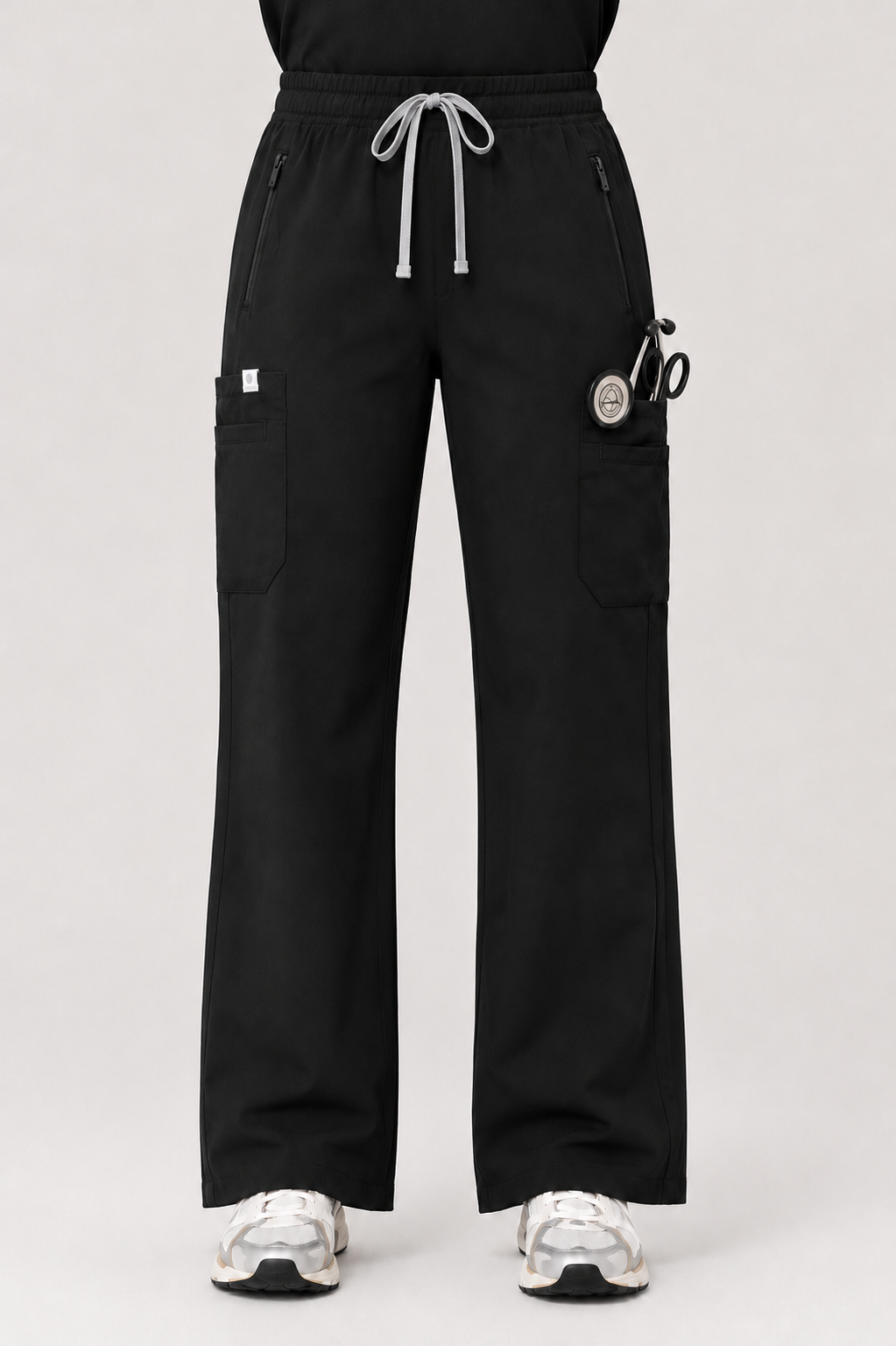 Pantalon de travail ample Quinn – Noir