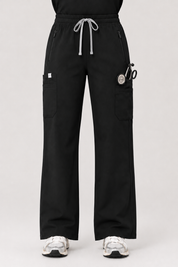 Pantalon de travail ample Quinn – Noir