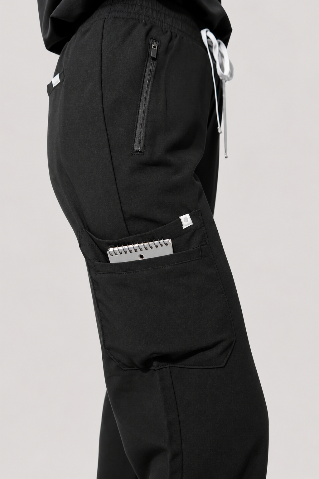 Pantalon de travail ample Quinn – Noir