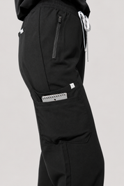 Pantalon de travail ample Quinn – Noir