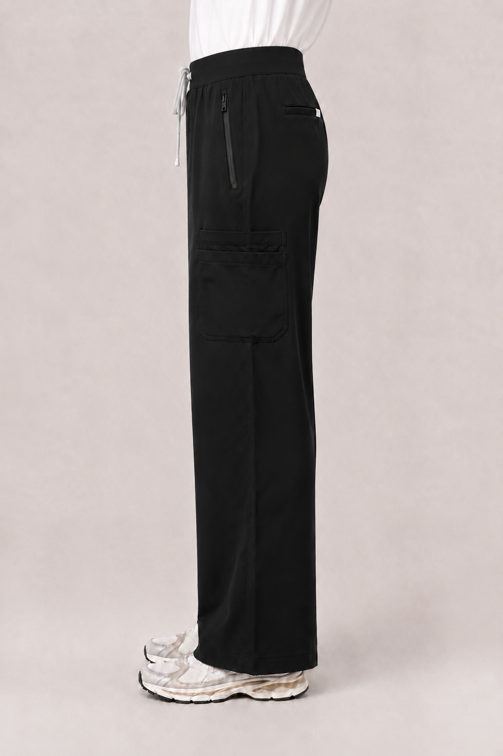 Pantalon de travail ample Quinn – Noir