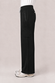 Pantalon de travail ample Quinn – Noir