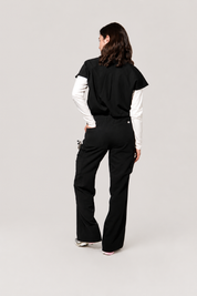 Pantalon de travail ample Quinn – Noir
