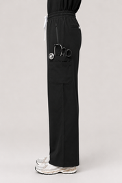 Pantalon de travail ample Quinn – Noir