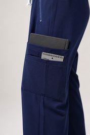 Pantalon de travail ample Quinn - Bleu marine