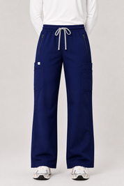 Pantalon de travail ample Quinn - Bleu marine
