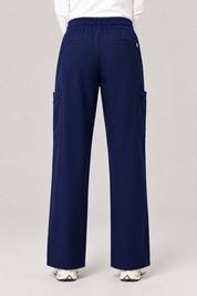 Pantalon de travail ample Quinn - Bleu marine