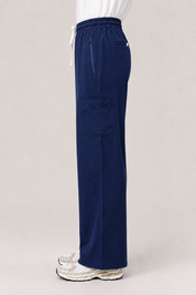Pantalon de travail ample Quinn - Bleu marine