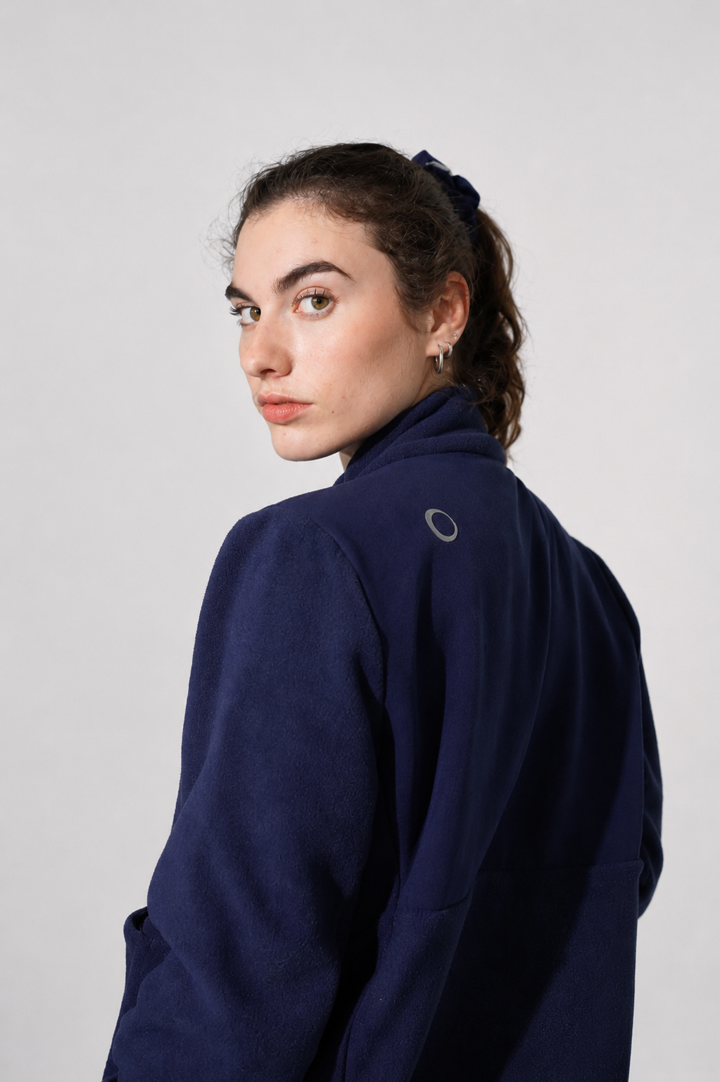 Sarah Polar Fleece Jacket- Navy