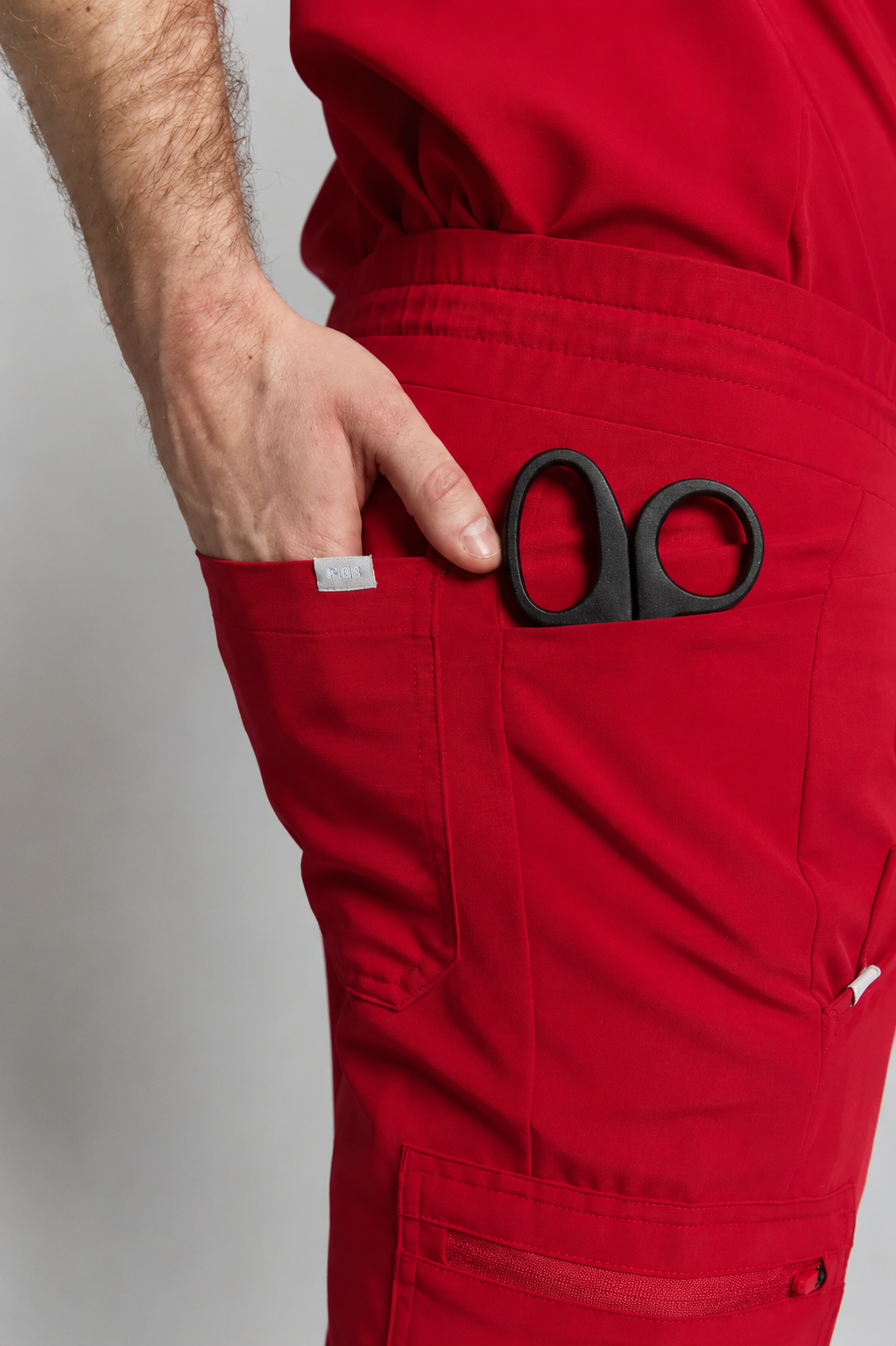 Kian Jogger Scrub Pants - Ruby Red