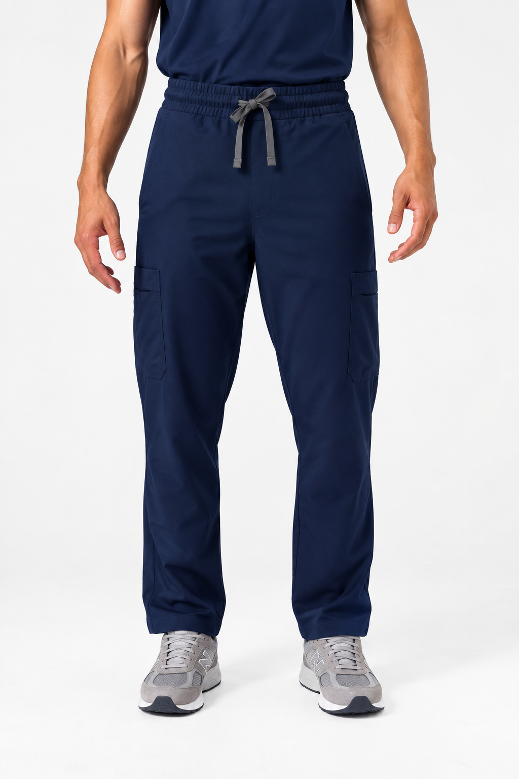 Luca Straight Scrub Pants - Navy