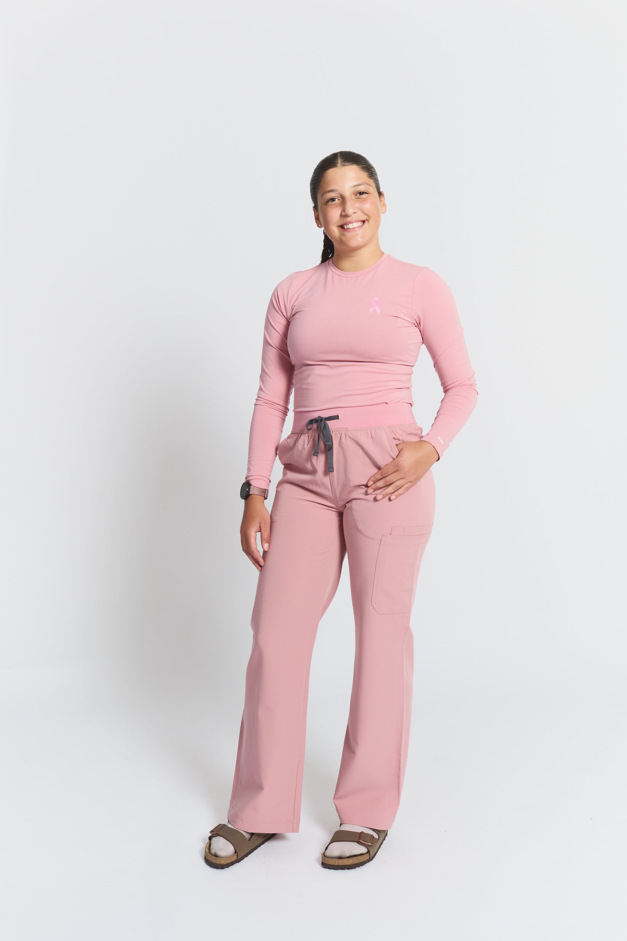 Pantalon de gommage large ACE - Palissandre
